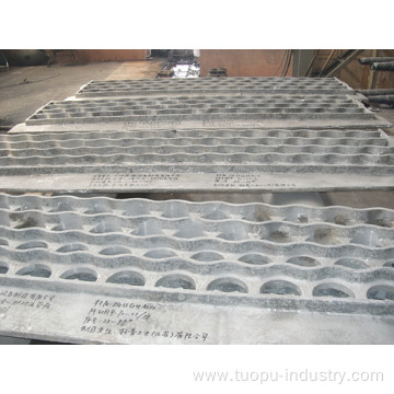 Cast tube sheet for fired heater